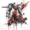 Asklepios and charon tattoo design idea