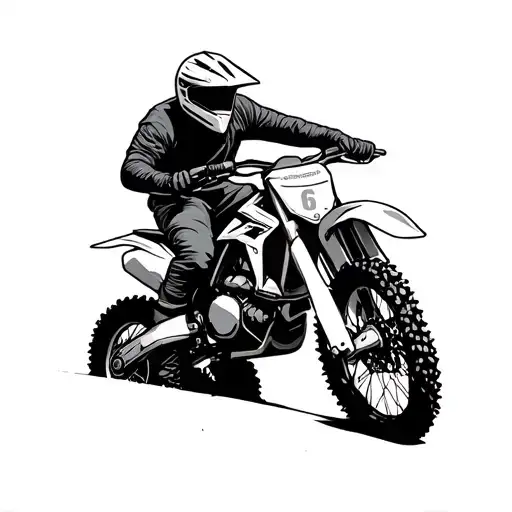 Luke Dirtbike tattoo design idea