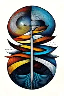 Abstract. travel, thin lines. Vitruvio Men, discover, fibonacci sequence tattoo design idea