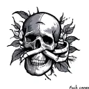 Fuck Cancer tattoo design idea