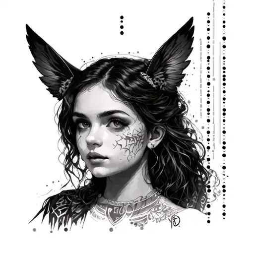 kathryn in morse code tattoo design idea
