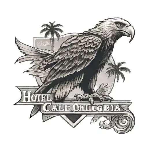 hotel California  by the eagles   tattoo design idea
