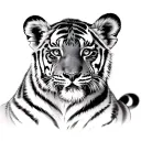 2 Tiger Cubs tattoo design idea