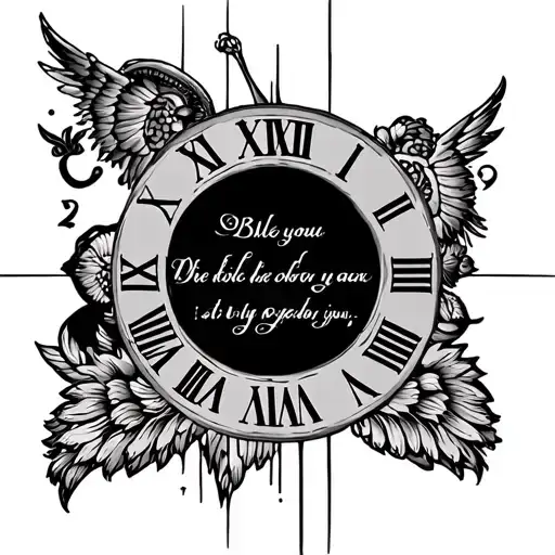 attoo art half sleeve with the Roman numeral of 1981 and 1984 and a bible quote in front arm  tattoo design idea