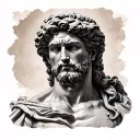 adonis greek god tattoo design idea