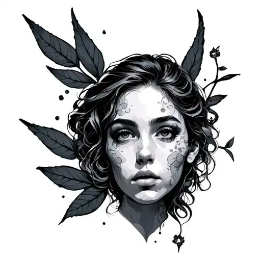 Depersonalization tattoo design idea