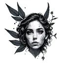 Depersonalization tattoo design idea