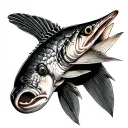 Pike tattoo design idea