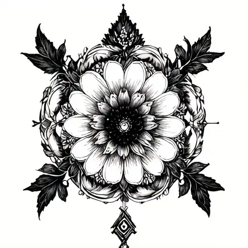 dark romance genre inspired tattoo design idea