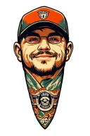 asphalt paving dad memorial tattoo design idea