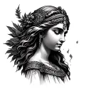 Hera Goddess tattoo design idea