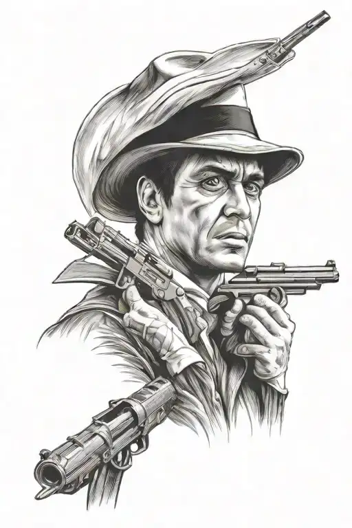 scarface tattoo design idea