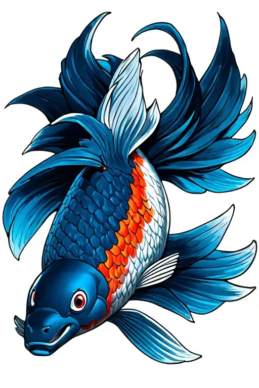 Toyota supra mk4 pokemon dragon ball son goku blue koi fish tattoo design idea