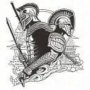 gladiator movie tattoo design idea