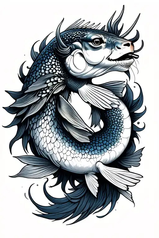 Gemini Cancer Virgo fish Taurus Capricon tattoo design idea