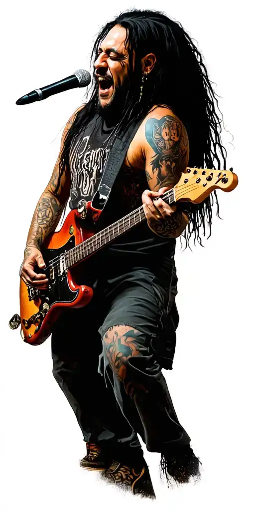 korn band performing tattoo design idea
