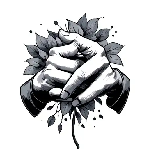 pinky promise tattoo design idea