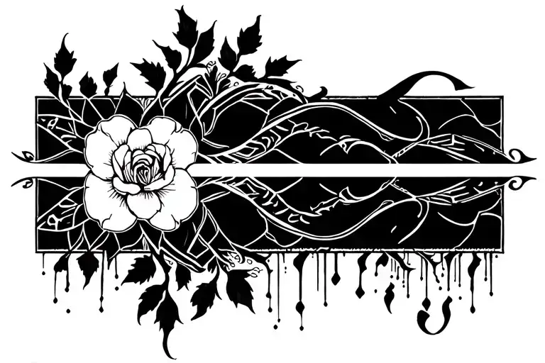 "Arley R 10" Mourning Honor tattoo design idea