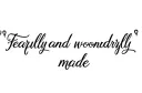 "Fearfully and wonderfully made" tattoo design idea