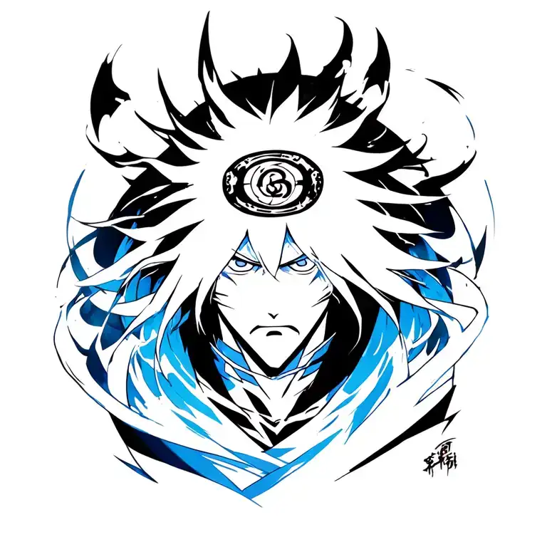 Script Madara Uchiha Perfect Susanoo tattoo design idea