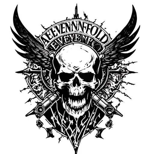 avenged sevenfold logo tattoo design idea