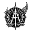 avenged sevenfold logo tattoo design idea