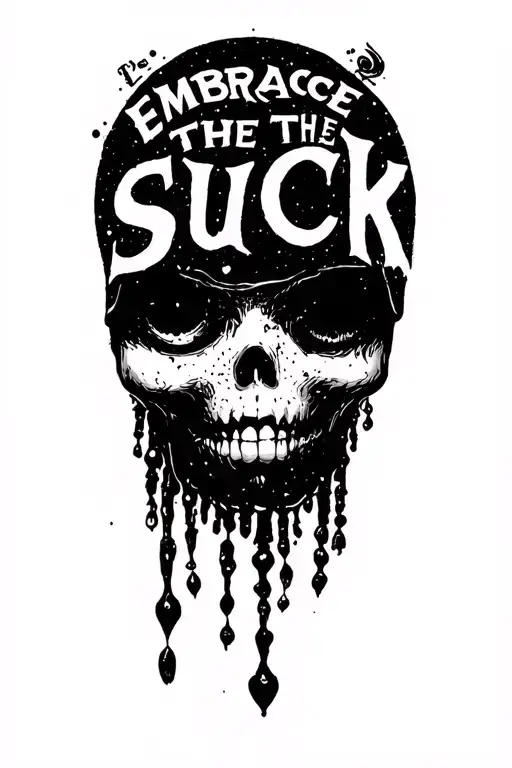 "Embrace The Suck" Embrace The Suck tattoo design idea