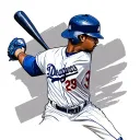 At Dodgers tattoo design idea