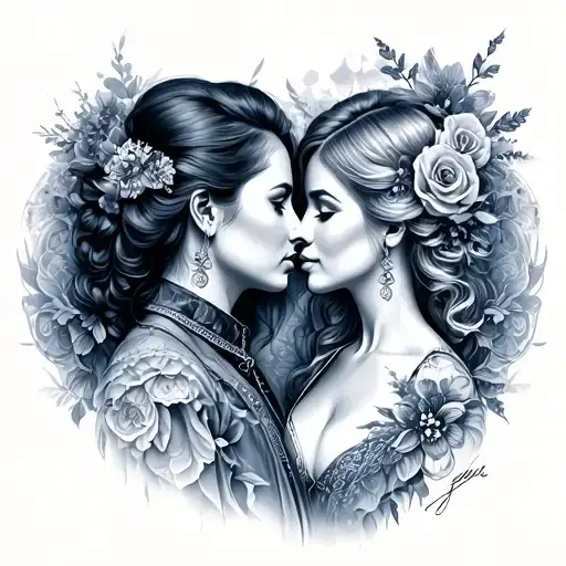 together forever tattoo design idea