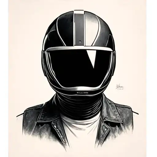 Daft Punk tattoo design idea