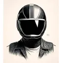 Daft Punk tattoo design idea