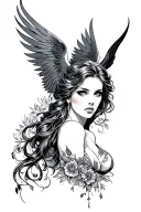 ANGELICA tattoo design idea