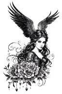 ANGELICA tattoo design idea