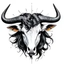 taurus libra tattoo design idea