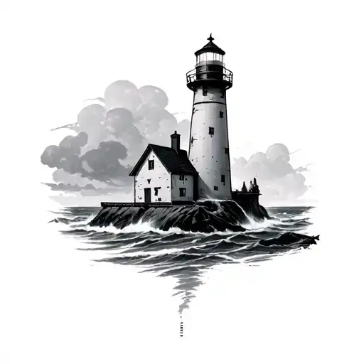 Bioshock Lighthouse tattoo design idea