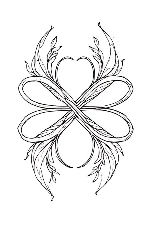 self love symbol tattoo design idea