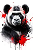 panda bear gorilla tattoo design idea