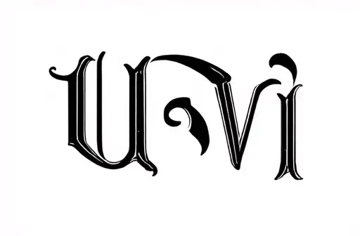 "Urvi" tattoo design idea