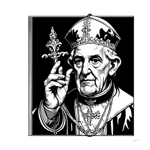 Pope Deces tattoo design idea