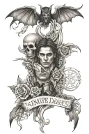 vampire diaries tattoo design idea
