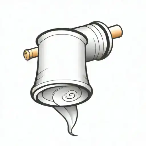 Japanese Scroll tattoo design idea