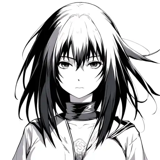 rukia from bleach anime tattoo design idea