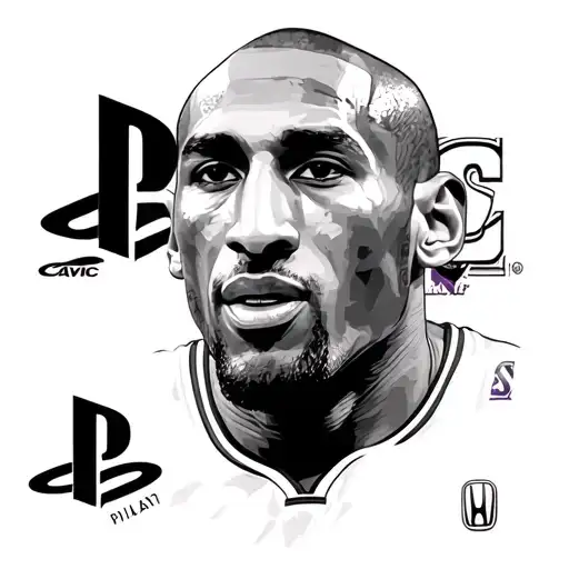 Kobe Bryant, Honda Civic y PlayStation tattoo design idea