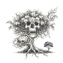 Poison Tree tattoo design idea