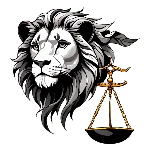 Libra And Leo tattoo design idea