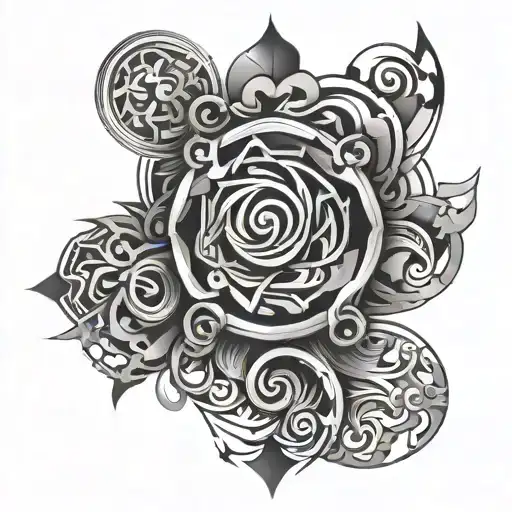 clan Campbell abstract tattoo design idea