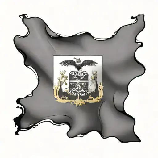 Colombia flag tattoo design idea