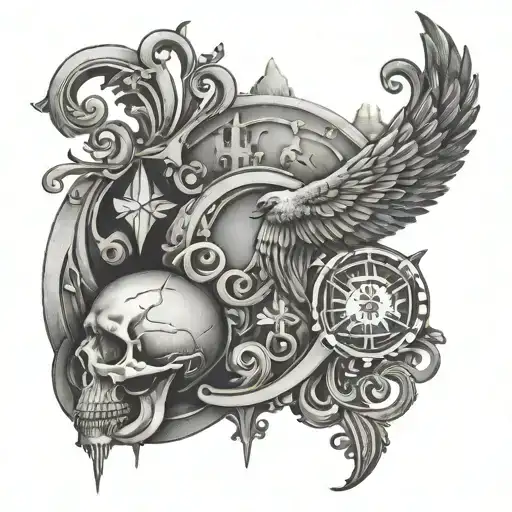 Gods Plan tattoo design idea