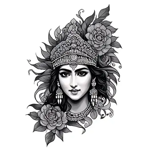 Nepali tattoo design idea