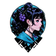 huckleberry tattoo design idea